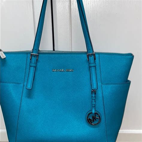 michael kors deep teal bag|Michael Kors handbags.